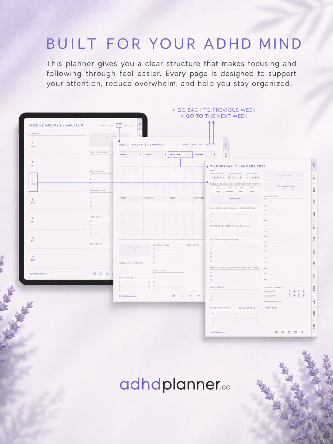Still feeling overwhelmed by mess and unfinished tasks? This ADHD Cleaning Planner helps make cleaning feel easier.