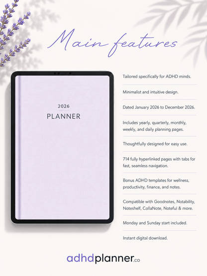 Still feeling overwhelmed by mess and unfinished tasks? This ADHD Cleaning Planner helps make cleaning feel easier.