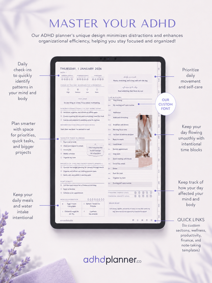 Still feeling overwhelmed by mess and unfinished tasks? This ADHD Cleaning Planner helps make cleaning feel easier.