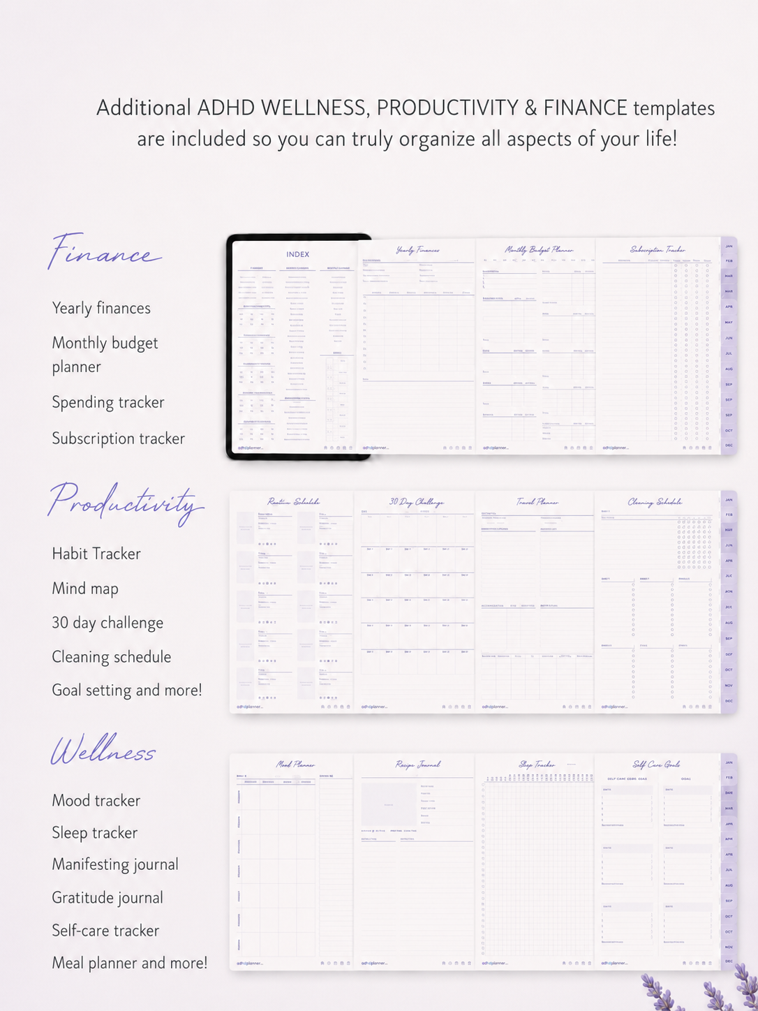 Still feeling overwhelmed by mess and unfinished tasks? This ADHD Cleaning Planner helps make cleaning feel easier.