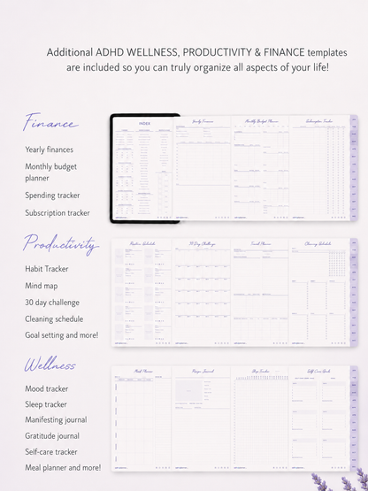 Still feeling overwhelmed by mess and unfinished tasks? This ADHD Cleaning Planner helps make cleaning feel easier.