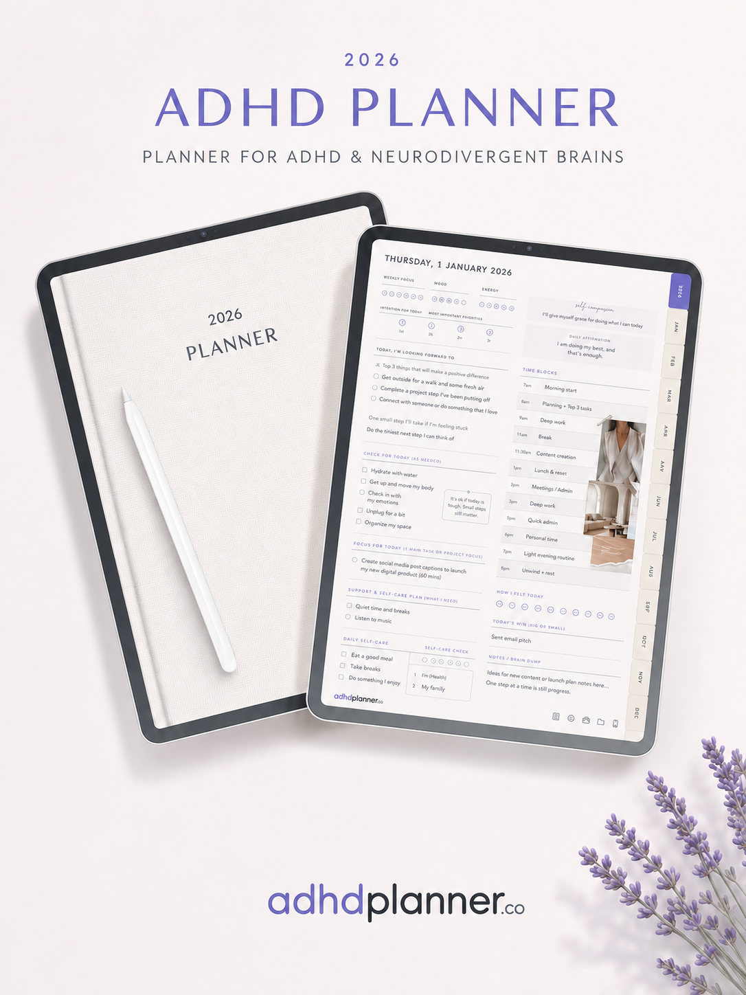Still feeling overwhelmed by mess and unfinished tasks? This ADHD Cleaning Planner helps make cleaning feel easier.